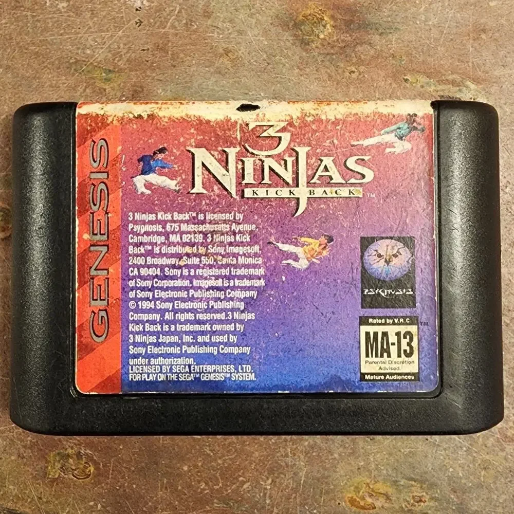 Game - 3 Ninjas Kick Back - Genesis